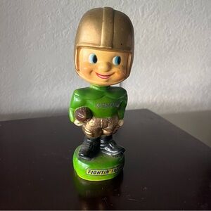 Vintage Notre Dame Football
Fighting IRISH Bobblehead Nodder
Green Gold APSCO